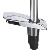 Attwood Marine Rectangle 2-Pin Pole Light Base, For 12 Degree Angled Poles, 12V, Zamak, 4 x 1-5/8 in