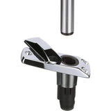 Attwood Marine Rectangle 2-Pin Pole Light Base, For 12 Degree Angled Poles, 12V, Zamak, 4 x 1-5/8 in