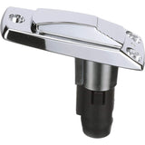 Attwood Marine Rectangle 2-Pin Pole Light Base, For 12 Degree Angled Poles, 12V, Zamak, 4 x 1-5/8 in