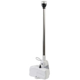 Attwood Marine PowerBase Powered Fold-Down Antenna Base, For 1 in-14 Threaded VHF Antennas, Up to 8 ft