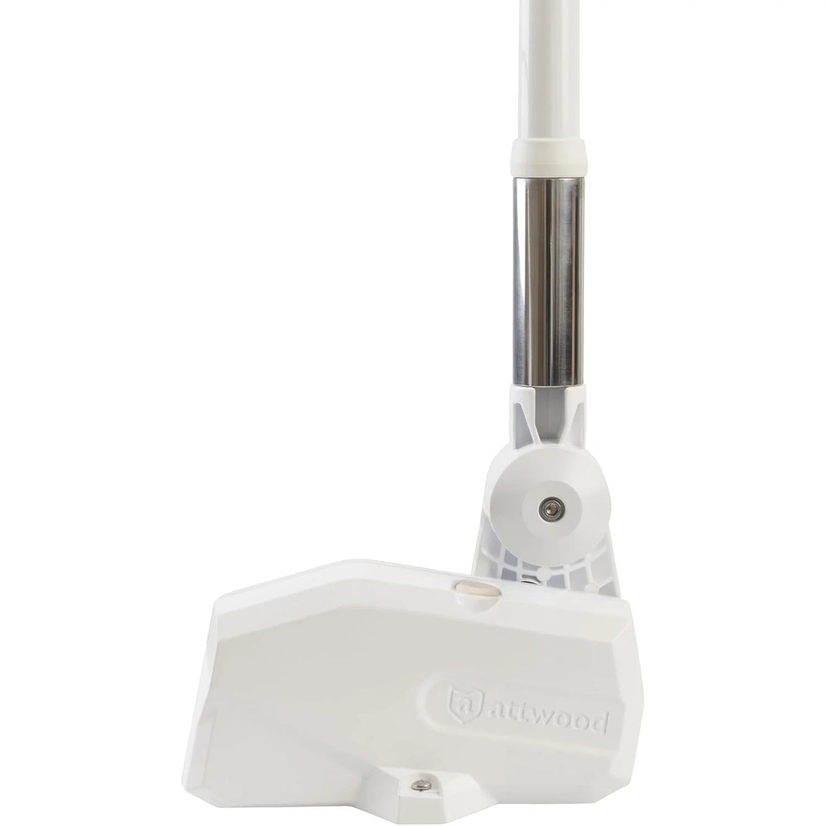 Attwood Marine PowerBase Powered Fold-Down Antenna Base, For 1 in-14 Threaded VHF Antennas, Up to 8 ft