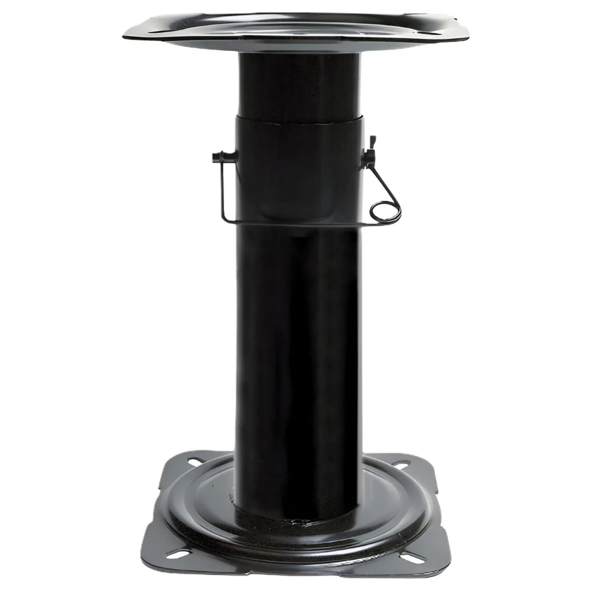 Attwood Marine Swivl-Eze Adjustable Pedestal, 11-1/2 in to 17-1/2 in, Black Powder-Coated