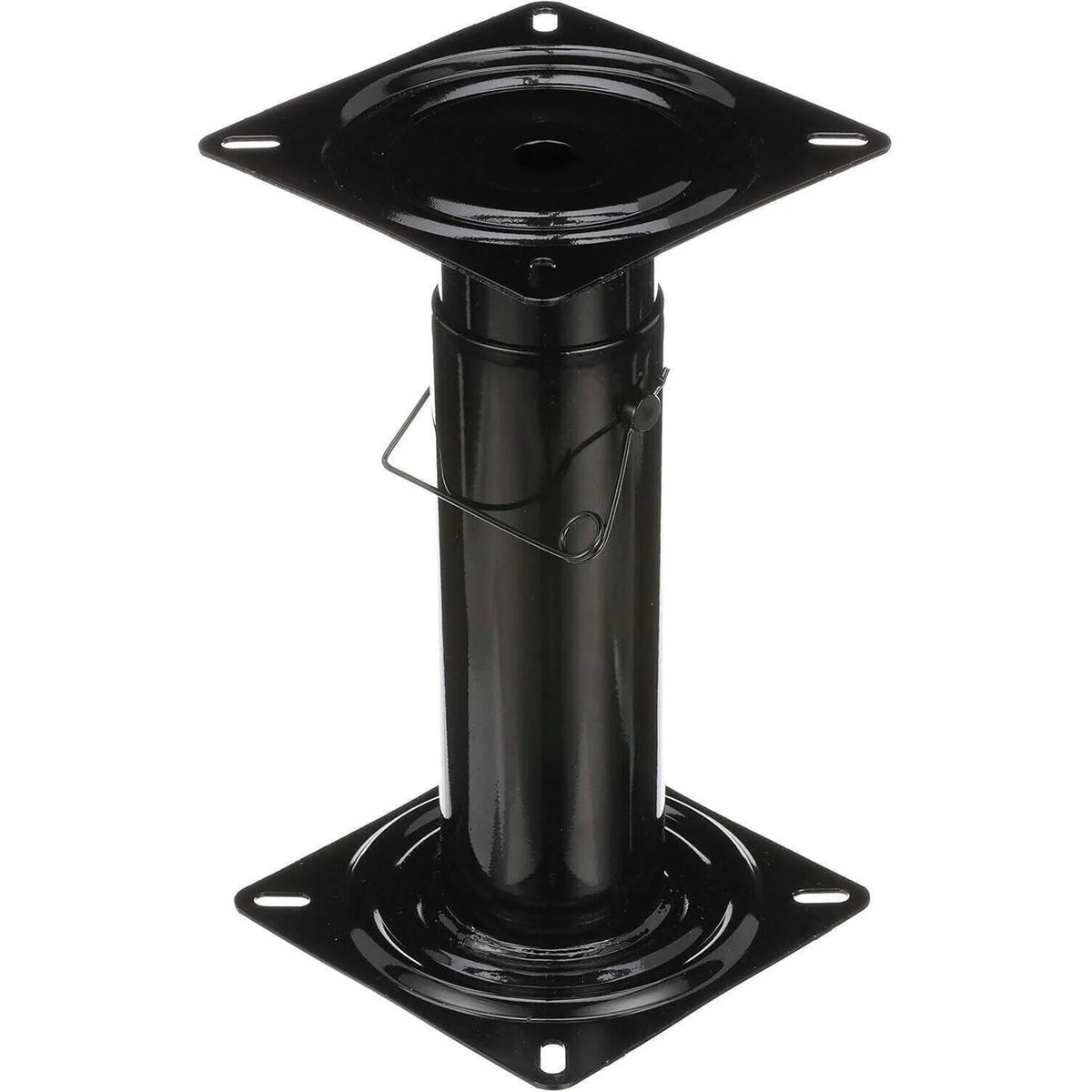 Attwood Marine Swivl-Eze Adjustable Pedestal, 11-1/2 in to 17-1/2 in, Black Powder-Coated