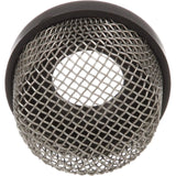 Attwood Marine Mesh Strainer, For 3/4 in Aerator Inlet and 3886-1 Thru-Hull, Stainless Steel Mesh, Black PVC Base
