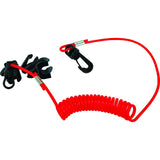 Attwood Marine Kill Switch Keys and Lanyard, For Johnson, Evinrude, Mercury, Yamaha, Suzuki, Tohatsu & Honda, 7-Key Set