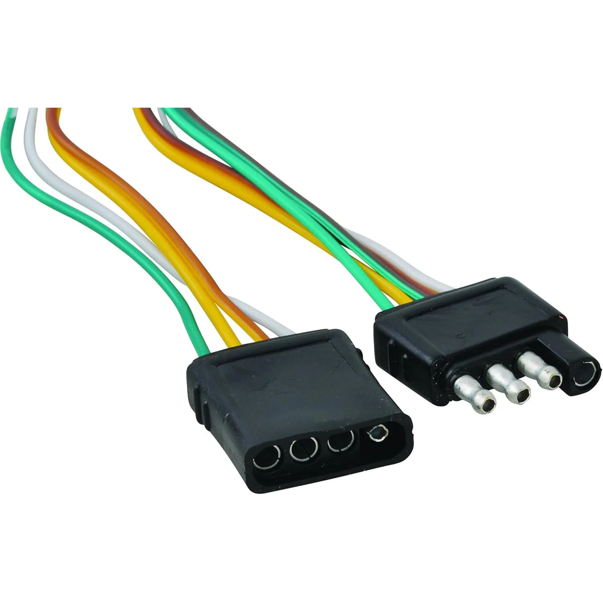 Attwood Marine Complete Trailer Wiring Kit, 25 ft, 4 Quick Connectors, 8 Attachment Clips