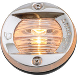Attwood Marine Vertical Round Flush Mount Transom Light, 2-Mile Visibility, 3 in, 304 Stainless Steel