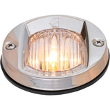 Attwood Marine Vertical Round Flush Mount Transom Light, 2-Mile Visibility, 3 in, 304 Stainless Steel