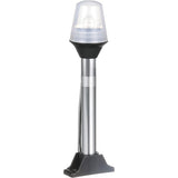 Attwood Marine All-Round Fixed Base Pole Light, 8 in, 2-Mile, 360°, Black Composite Base