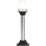 Attwood Marine All-Round Fixed Base Pole Light, 8 in, 2-Mile, 360°, Black Composite Base