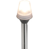 Attwood Marine All-Round Fixed Base Pole Light, 8 in, 2-Mile, 360°, Black Composite Base