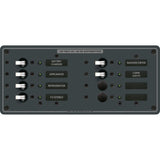 Blue Sea Systems AC 8 Position Branch Circuit Breaker Panel, 120V AC, 100A, 6 x 15A Breakers