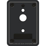 Blue Sea Systems A-Series Single Blank Mounting Panel, for Single-Pole Toggle Circuit Breakers, 1/8 in 5052 Aluminum
