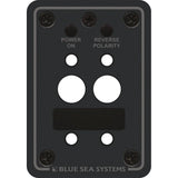 Blue Sea Systems A-Series Double Blank Mounting Panel, For Double Pole Toggle Circuit Breakers, 1/8 in 5052 Aluminum