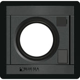 Blue Sea Systems 360 Panel Gauge Blank, For 2 in Round Gauges, 1/8 in 5052 Aluminum, UV-Stabilized Thermoplastic Bezel