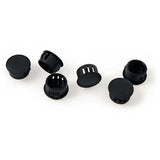 Blue Sea Systems Circuit Breaker Panel Plug, For Standard Toggle Circuit Breaker Holes, 6pk, Black