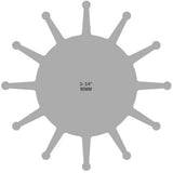 Jabsco Impeller Kit, Double Flat Drive, 12-Blade, Neoprene, 3-3/4 in Diameter, 3-1/2 in Depth, 1 in Shaft Diameter, Plastic Insert