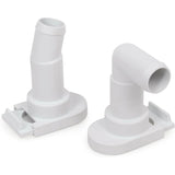 Jabsco Quiet Flush E2 Raw Water Marine Toilet, 12V, Regular Bowl, Touch Panel, Soft-Close Lid