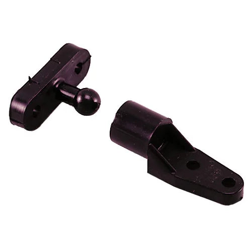 Perko Door Catches, Black Polymer, 2pk