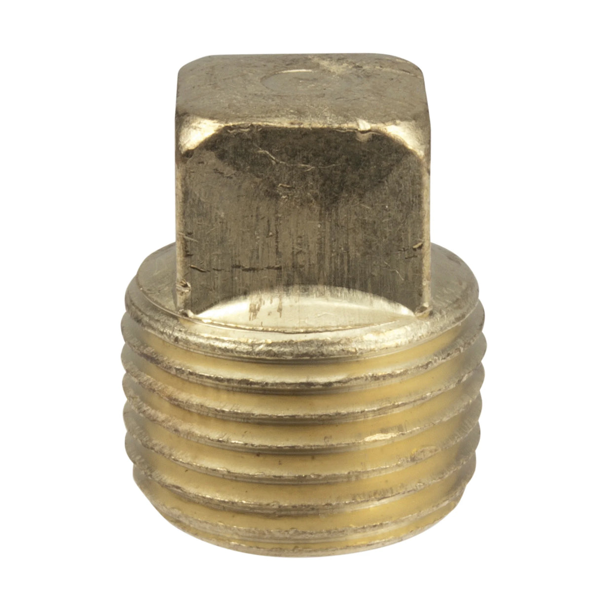 Perko Garboard Drain Plug, 1/2 in NPT, Cast Bronze, Brass Plug