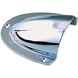 Perko Clam Shell Ventilator, Chrome Plated Brass, 4 x 3-3/4 in Base