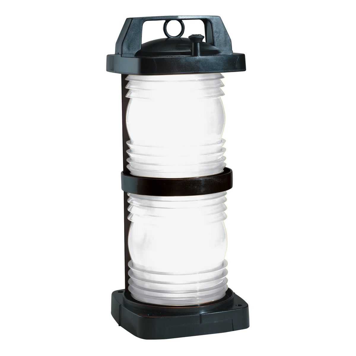 Perko Figure 1365 Double Lens Masthead Light, For Vessels Over 20m, 6 NM, 225°, 24/120/220V, Horizontal Mount, Black Polycarbonate Housing