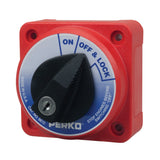 Perko 9612 Compact Medium Duty Main Battery Disconnect Switch with Key Lock, Ignition Protected, 6-32V, 315A Continuous, 450A 5-Min Intermittent