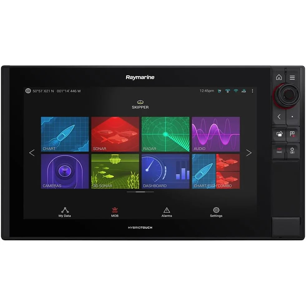 Raymarine Axiom Pro 16S Multifunction Display, 15.6 in, Single-Channel CHIRP Sonar, No Transducer, LightHouse Charts North America