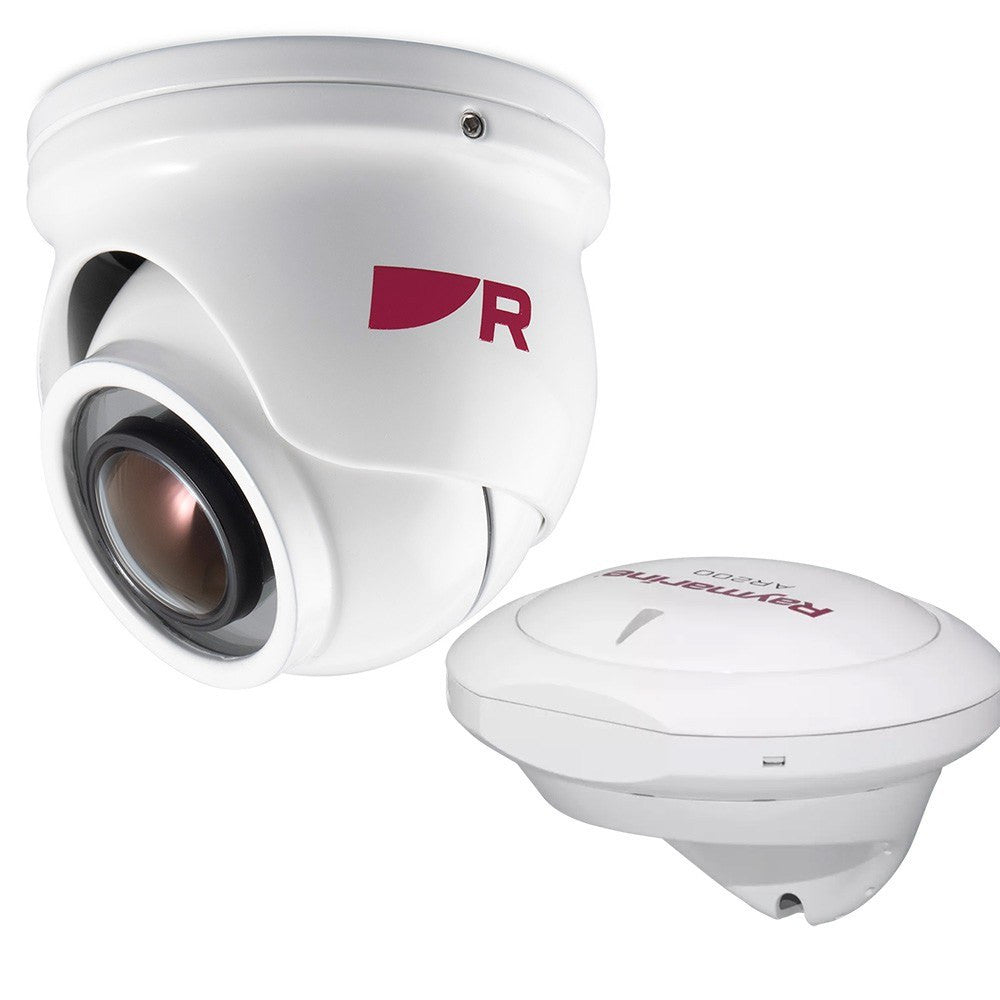 Raymarine CAM300 IP Camera and AR200 Augmented Reality Pack, For Axiom Chartplotters, 1080p, IR Night Vision, IP66, 12V/PoE