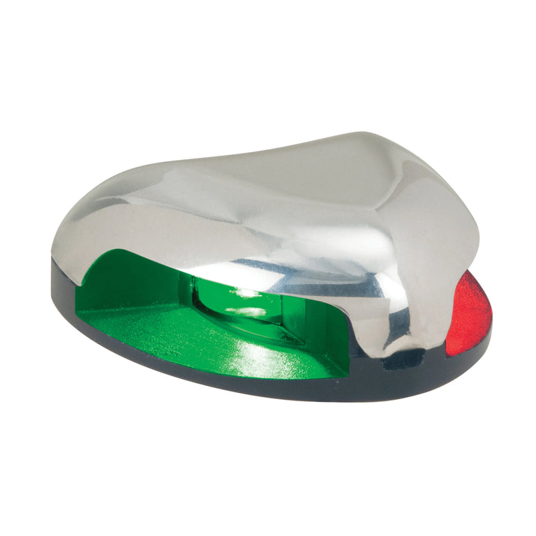 Perko Bi-Color LED Navigation Light, 12V, 2nm, Horizontal Mount, Stainless Steel Top