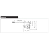 Raymarine CPT-S In-Hull CHIRP Transducer, For Non-Cored Fiberglass Hulls, 170-230 kHz, 0-25° Deadrise, 600 ft, 6m Cable