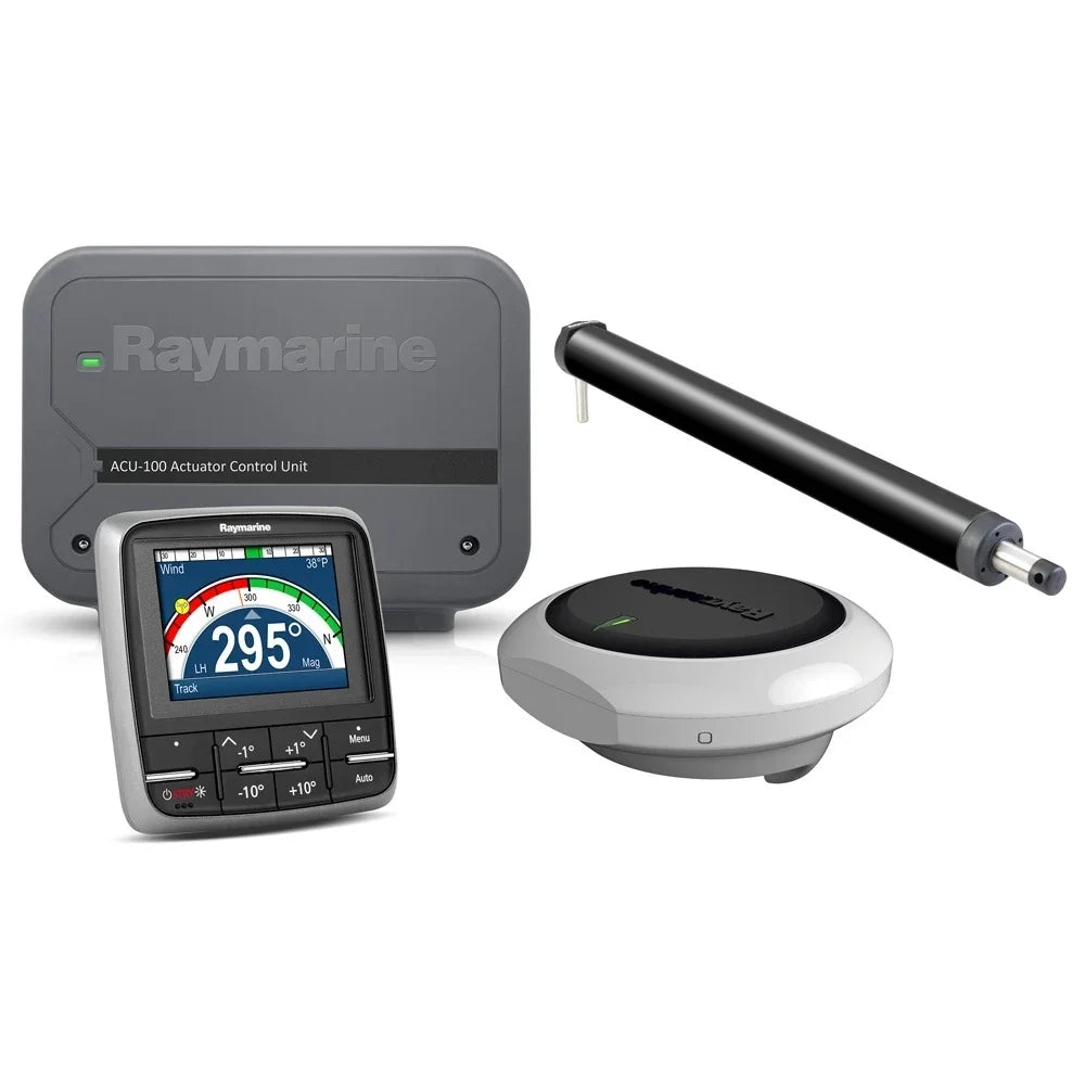 Raymarine EV-100 Tiller Autopilot, For Tiller Sailboats up to 13,200 lbs, 12V, NMEA 2000, p70s Control