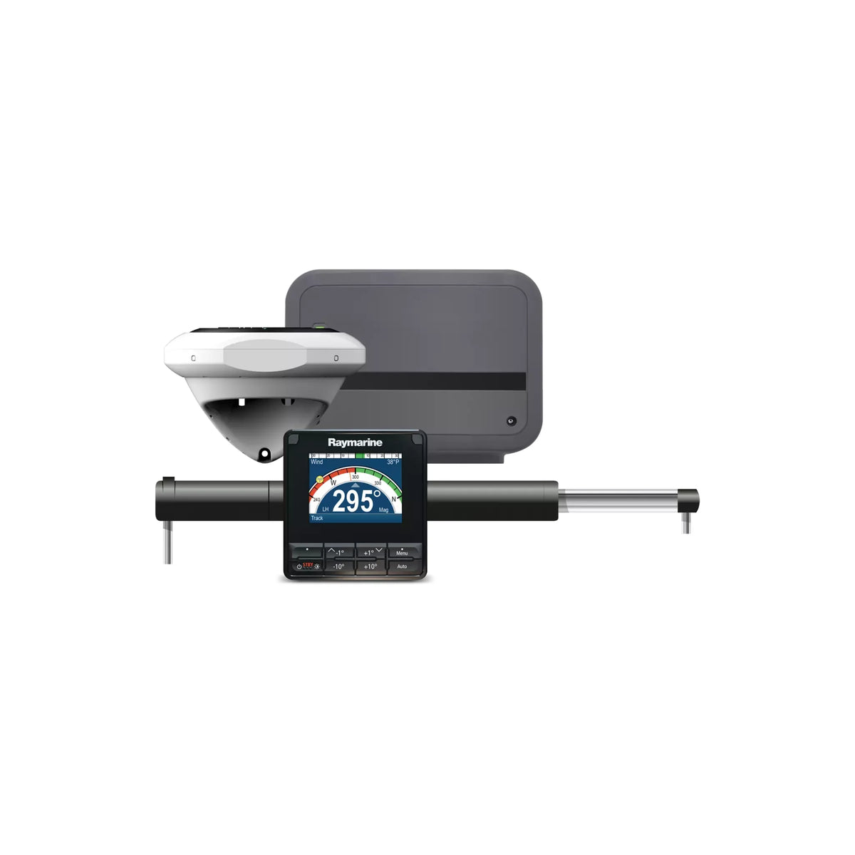 Raymarine EV-100 Tiller Autopilot, For Tiller Sailboats up to 13,200 lbs, 12V, NMEA 2000, p70s Control