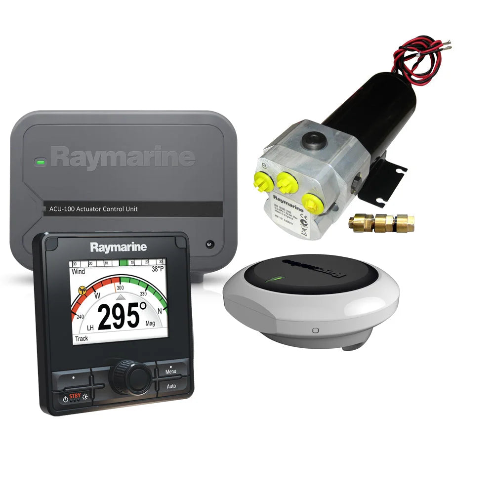 Raymarine EV-100 Power Pilot Autopilot System, For Hydraulic Outboards, 0.5L/12V Pump, p70Rs Control