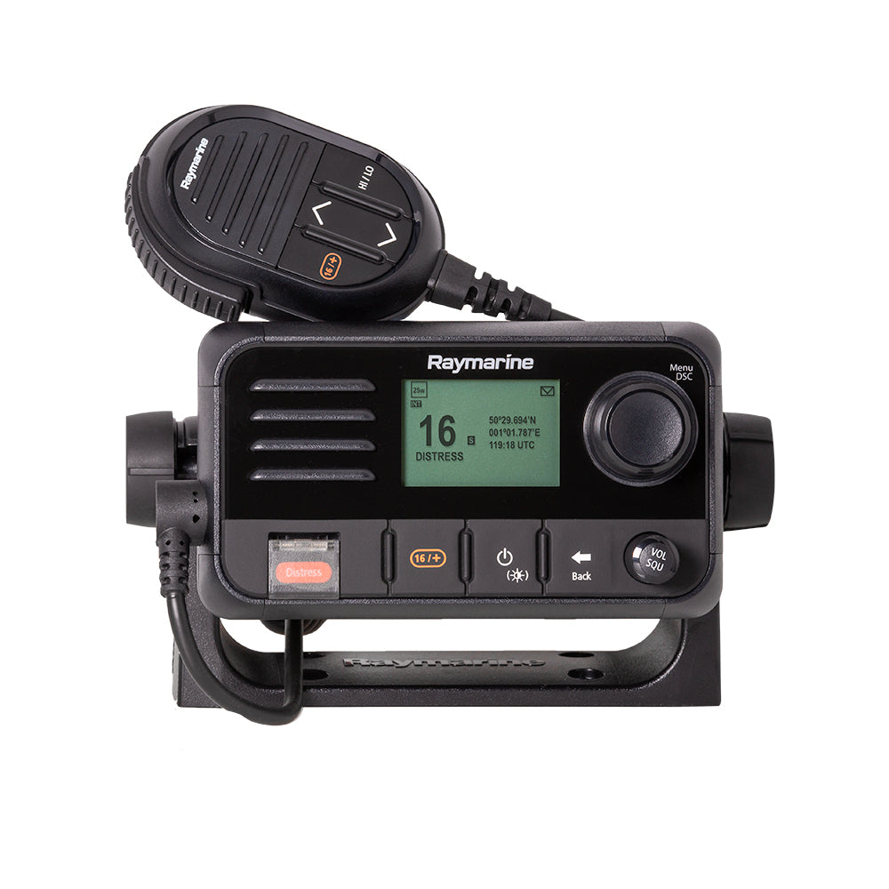 Raymarine Ray53 Fixed Mount VHF Radio, 25W, GPS, Class D DSC, NMEA 2000
