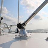 TACO Marine Grand Slam 170 Outrigger Top Mounts, For 1-1/8 in Tele-Outrigger Poles, Pair, Stainless Steel, Anodized Aluminum