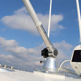 TACO Marine Grand Slam 170 Outrigger Top Mounts, For 1-1/8 in Tele-Outrigger Poles, Pair, Stainless Steel, Anodized Aluminum
