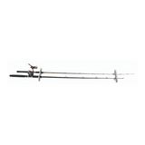 TACO Marine 4-Rod Bungee Rod Holder, Pair, White UV-Stabilized HDPE