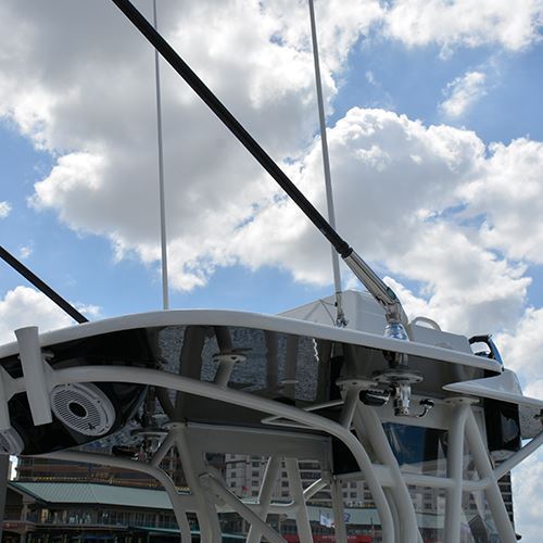 TACO Marine Pro Series GS-500 Outrigger Mounts, For Carbon Fiber Tele-Outriggers Up to 24 ft, Twist & Lock Arm