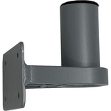 TACO Marine ShadeFin Mini Side Wall Mount, Backing Plate, 6061 Aluminum, 304 SS, Misty Silver Finish