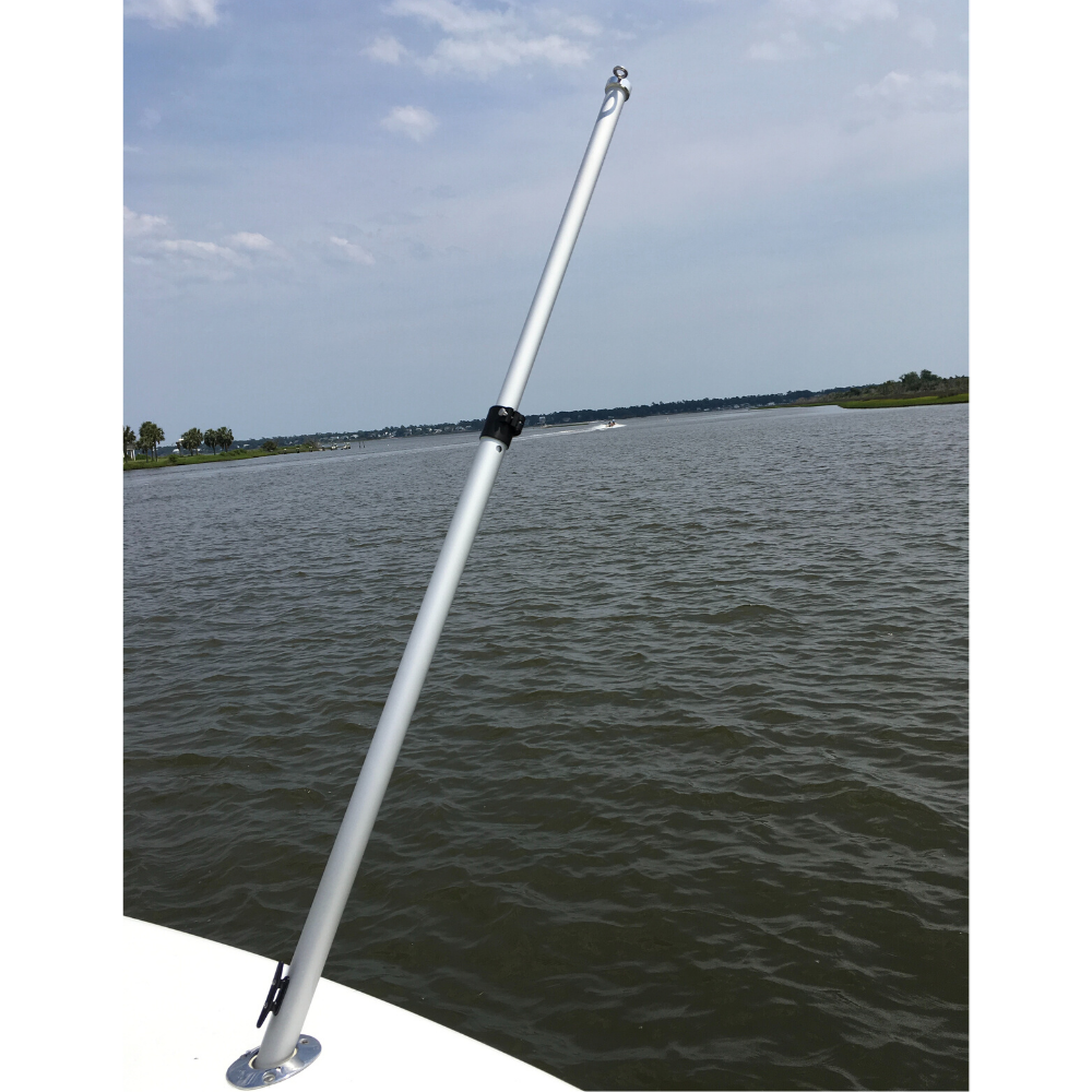 TACO Marine Tele-Sun Aluminum Shade Poles, 44.6-69.37 in, 2pk