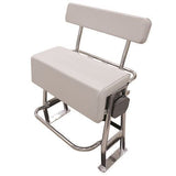 TACO Marine Universal Removable Leaning Post Backrest, For Neptune Premium and Neptune II Leaning Posts, Adjustable Folding Arms