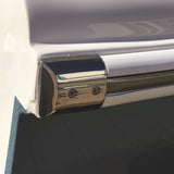 TACO Marine SuproFlex Rub Rail End Cap, For V11-9970, Large, Type-316L SS, Mirror Polish