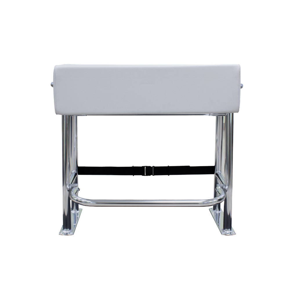 TACO Marine Neptune Premium Leaning Post, For Boats up to 30 ft, 33-1/2 x 39 x 27 in, 15-1/2 x 35 in Footprint, 4 Flush-Mount Rod Holders, Folding Footrest, 72qt Cooler Storage