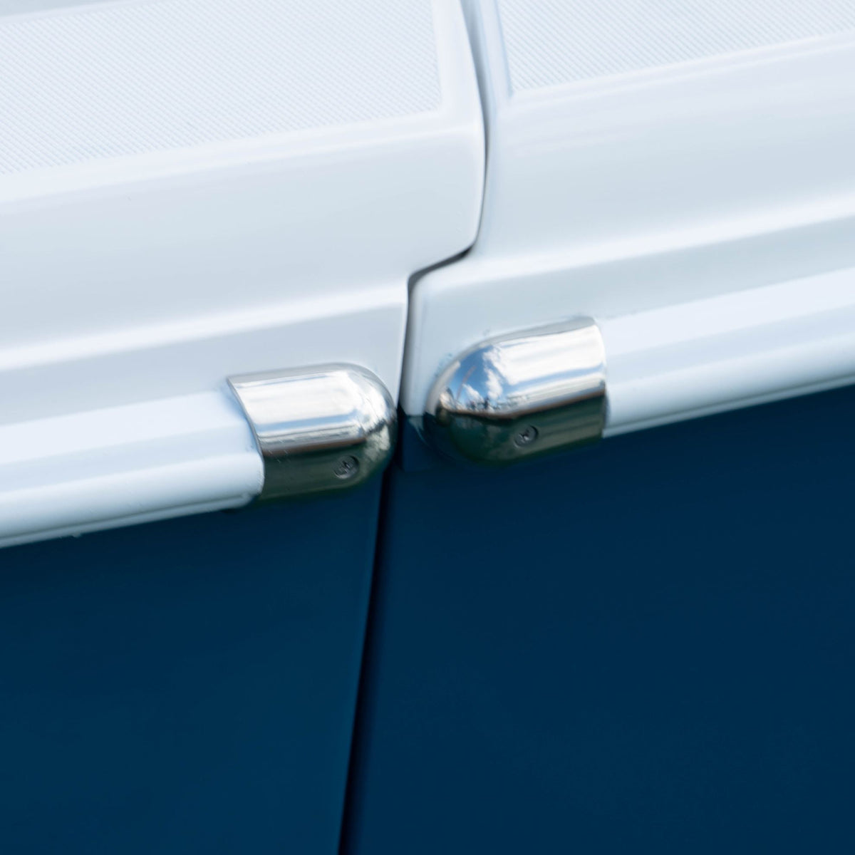 TACO Marine Rub Rail End Cap, 1-7/8 in, 316 Stainless Steel, Polished