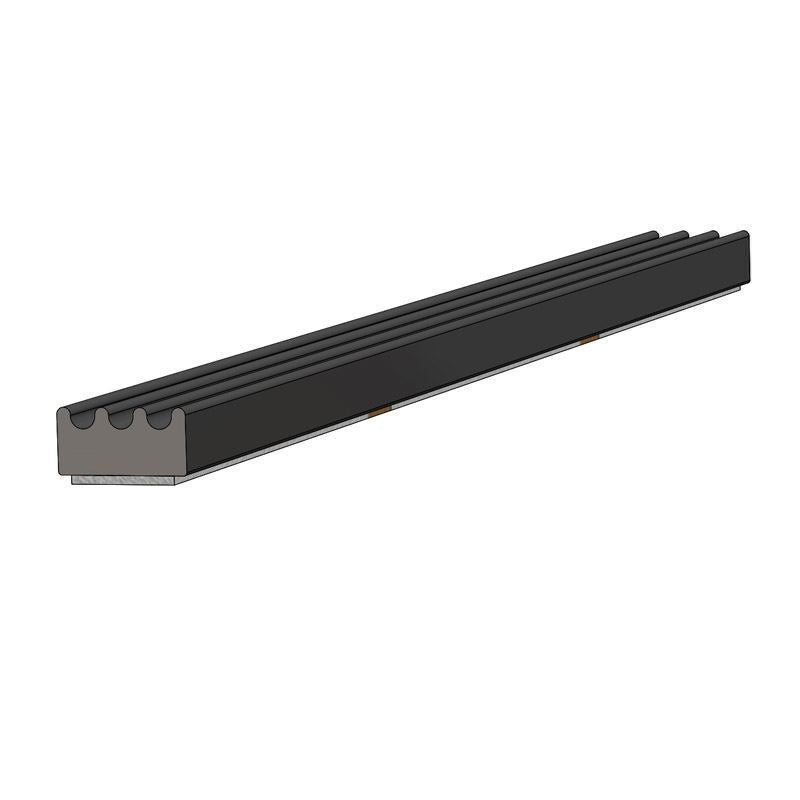 TACO Marine Weather Seal Tape, 10 ft, 3/16 in x 3/8 in, Black