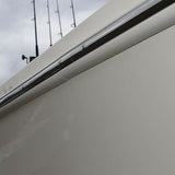 TACO Marine Stainless Steel Hollow Back Rub Rail, 3/4 in x 6 ft, 304 SS, Polished