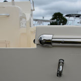 TACO Marine Stainless Steel Hollow Back Rub Rail, 3/4 in x 6 ft, 304 SS, Polished