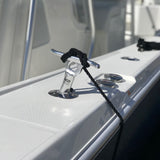 TACO Marine Multi-Purpose Portable Cleat, 15 Degree, Type-304 Stainless Steel, Standard Rod Holder Fit