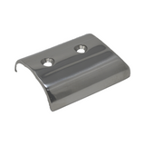 TACO Marine Medium SuproFlex Rub Rail End Cap, For V11-9990, 316L Stainless Steel, Mirror Polish